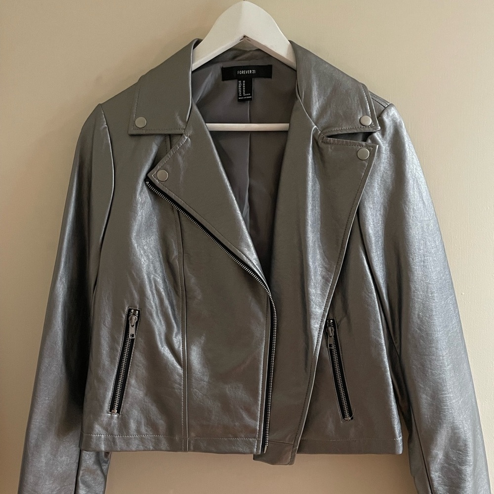 Forever 21 faux leather jacket